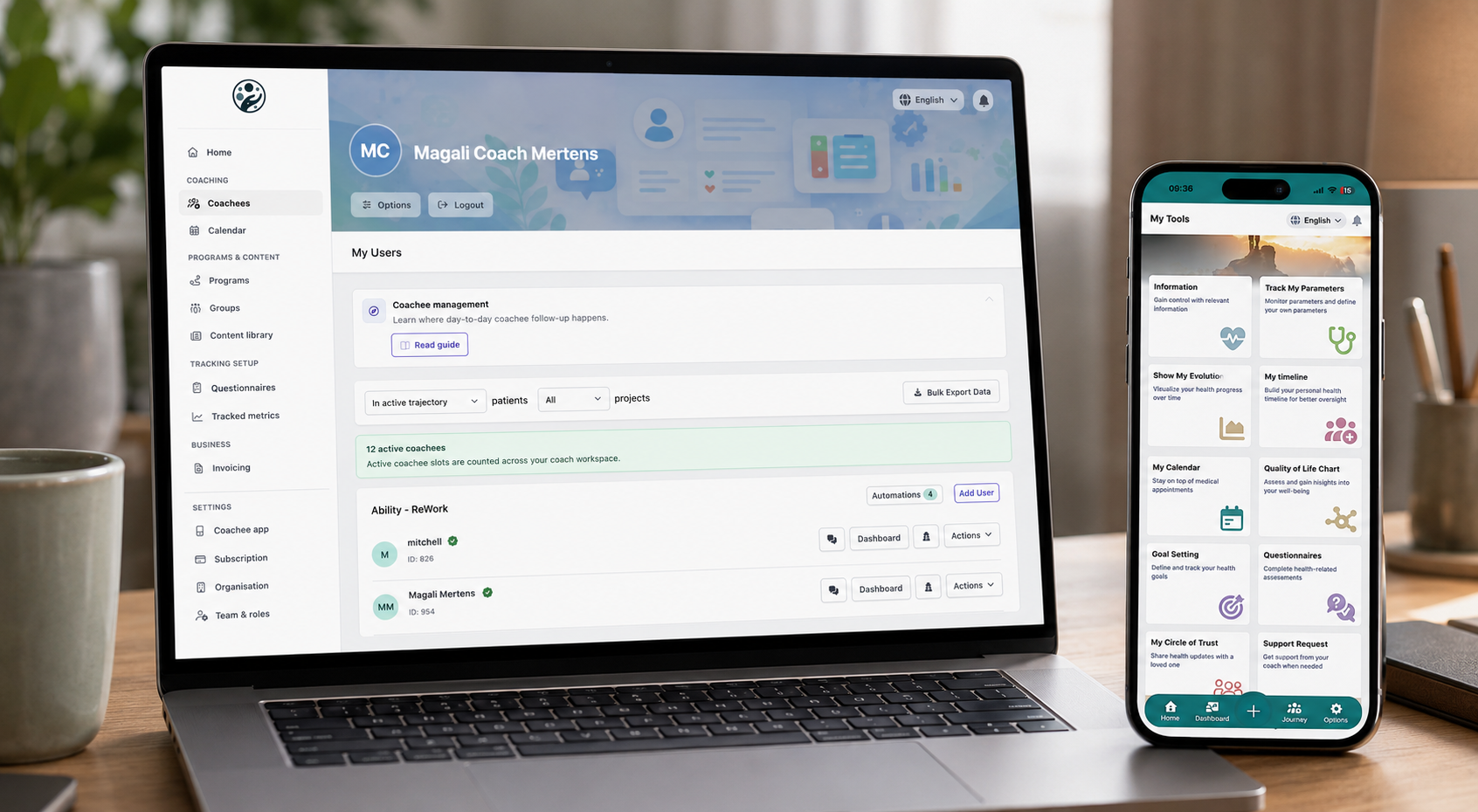 White-label client portal
